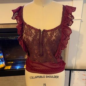 Free people lace top